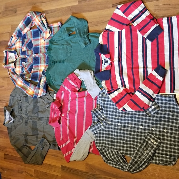 GAP Other - Bundle of Boy's Long Sleeve Shirts, Size Large